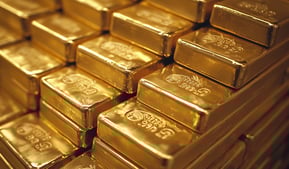 shiny gold bars