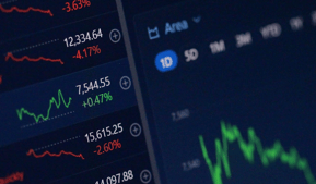 types of investments and a chart