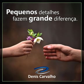 Pequenos detalhes fazem grande diferença