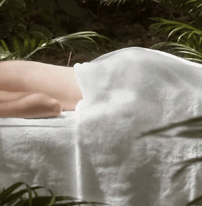 woman full body masssage