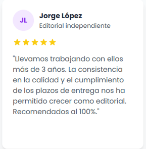 Clientes satisfechos con la impresión de sus libros