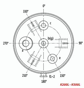glass lined chemical reactor / vessel / storage tanks