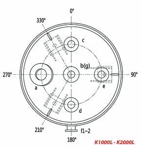 glass lined chemical reactor / vessel / storage tanks