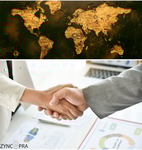 Soluciones de distribuidor global de Zyncopra con alcance en América Latina y España.