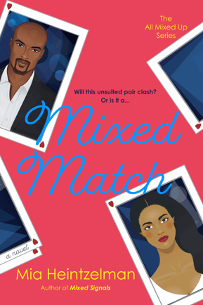 Mixed Match - a Black woman and man each inside playing cards