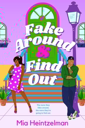 Fake Around & Find Out - a Black woman standing beside a Black man in front of a walkup apartment