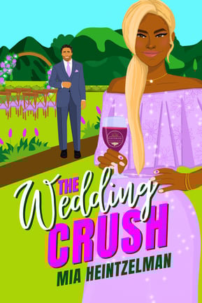 The Wedding Crush - a Black woman in a white dress and a man in a suit and tie