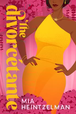 The Divorcétante - a Black woman in a yellow dress with a yellow dress