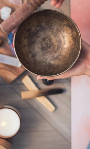 sound bath materials