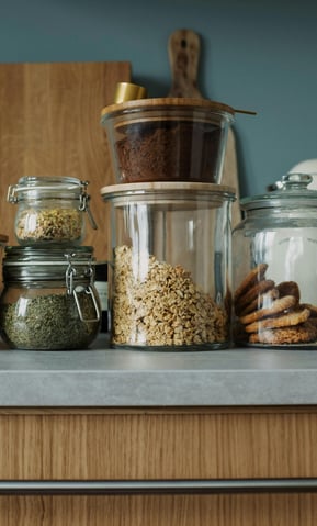 Kitchen Glassware storage