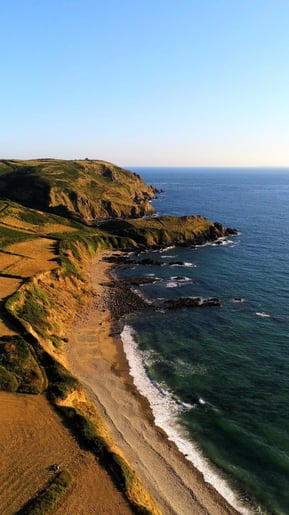 Drone Hautes falaises de Jobourg