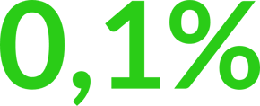 0,1% logo