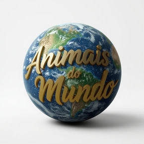 Animais do mundo logo