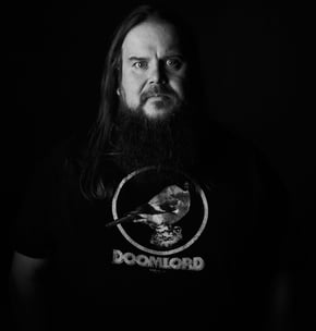 Tommi Holappa, guitarist of the Swedish stoner rock band GREENLEAF
