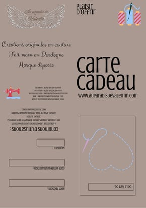 Carte cadeau