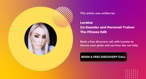 fitness blog author banner loraine online fitness coach
