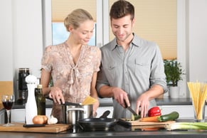 cooking couple