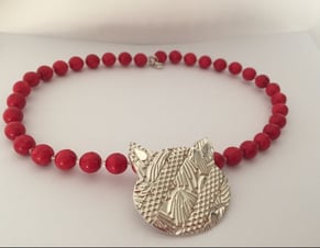Collier CHAT en argent pur ecoresponsable BERENGERE SILVER