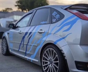 ford tiger stripes