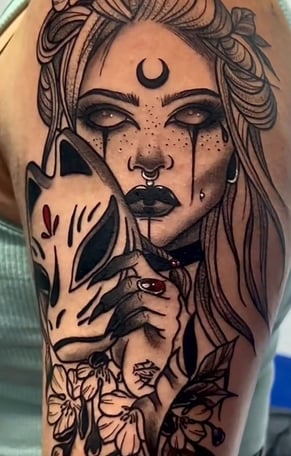 blackwork tattoo