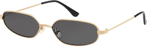 minimalistic retro small oval sunglasses