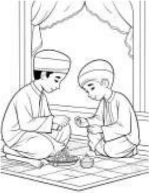 coloriage musulman