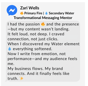 Zari transformed her messaging by leading with emotional resonance over performance.