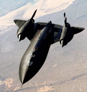 Blackbird en pleno vuelo 