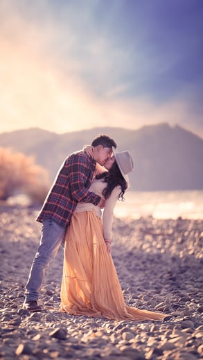 sesion de fotos de pareja en Bariloche