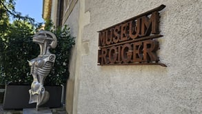 H.R. Giger Museum Sign photographed by Nikoru