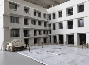 Maqueta de diseño de edificio