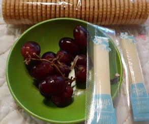 cheese and grapes