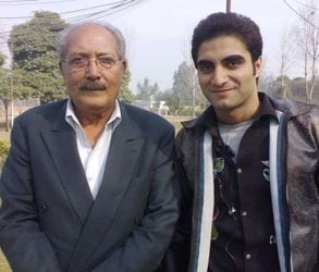 Naghman Saleem with Director Hussan Askari