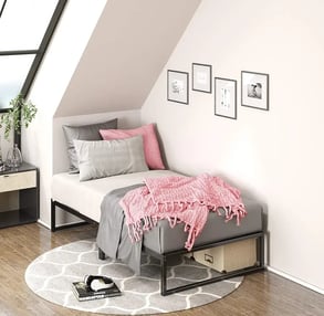 ZINUS 12 Inch Lorelei Metal Platform Bed Frame
