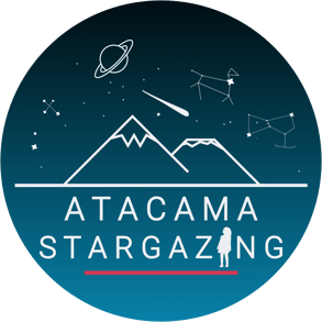 a person standing in front of a mountain with a stargazing