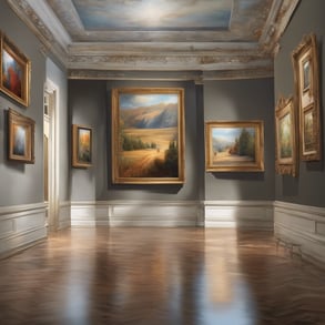 a painting of a wave in the ocean