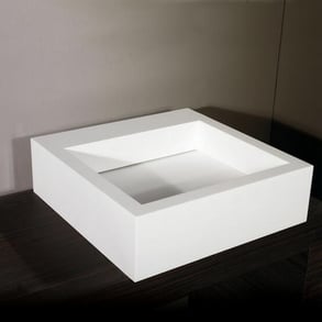 ΝΙΠΤΗΡΑΣ ΜΠΑΝΙΟΥ CARRE 50X50X15CM WHITE