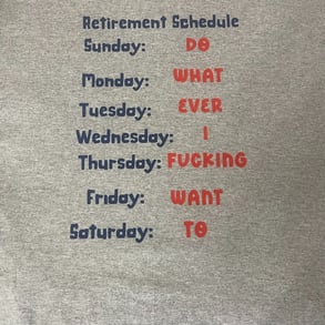 retirement shirt