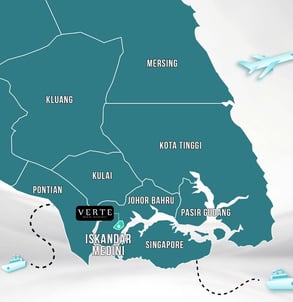 Verte Medini Residence Location Maps