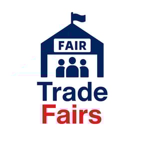 a logo for a trade fair