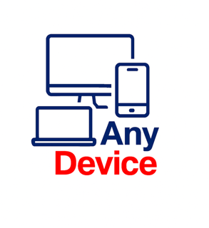 a computer monitor with a cell phone and a laptop