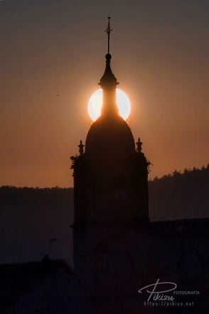 Puesta de sol. Peñacerrada