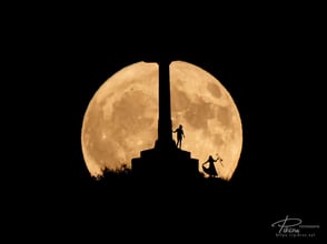 Luna del ciervo. Olarizu