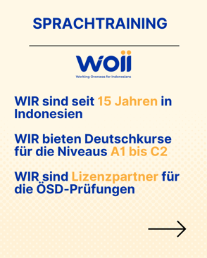 WOII deutsch spitze studium B1 B2 Sprachschule Bewerbung 