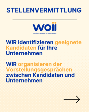 WOII Stellenvermittlung Berufswahl, Arbeitsvertrag Azubi, Fachkraft 