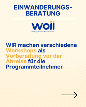 WOII Einwanderungsberatung Arbeitserlaubnis, Bildung, Steuersystem 