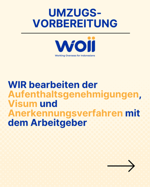 WOII Umzugsvorbereitung Aufenthaltsgenehmigung Anerkennung-Verfahren 