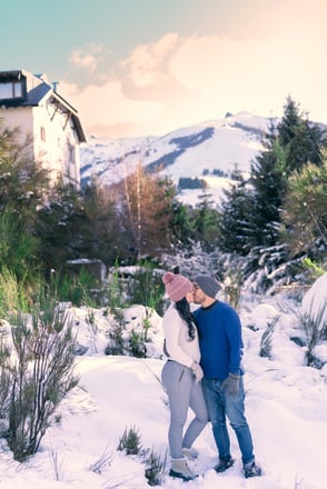 sesion de fotos de pareja en Bariloche