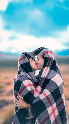 sesion de fotos de pareja en Bariloche