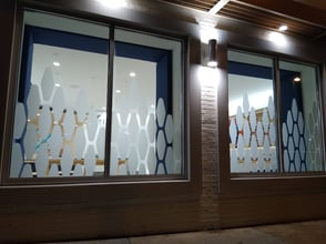 Frosted Vinyl window graphics